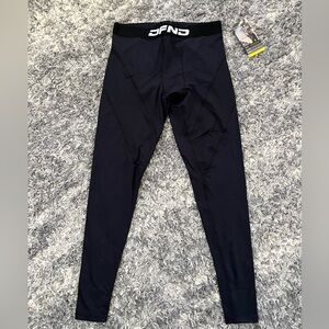 DFND Men’s Black Compression Leggings NEW W TAG SZ Large